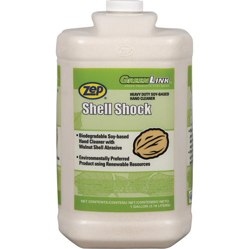 Nettoyant surpuissant pour les mains Shell Shock, Cr&egrave;me, 3,78 L, Cruche, Parfum&eacute; Solutions industrielles ALPHA