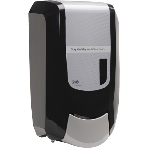 Distributeur mural de savon pour les mains Fuzion, Pompe, Capacit&eacute; de 1200 ml, Format Cartouche de recharge Solutions industrielles ALPHA