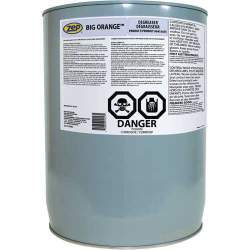 D&eacute;graissant industriel et nettoyant pour graffitis Big Orange, 20 L Solutions industrielles ALPHA