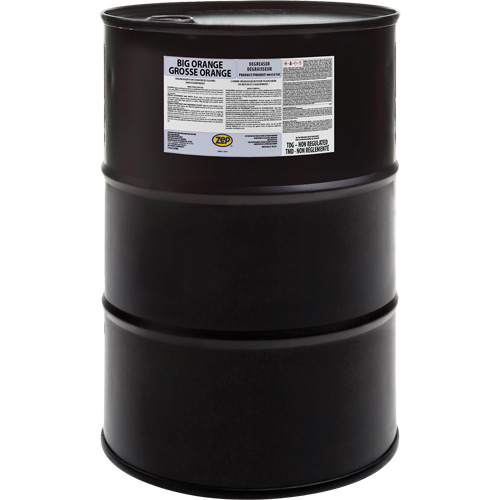 D&eacute;graissant industriel et nettoyant pour graffitis Big Orange, 210 L Solutions industrielles ALPHA