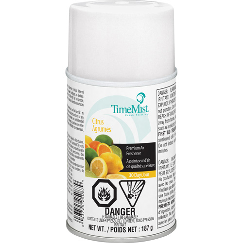 TimeMist&reg; Industrial Strength Air Freshener, Citrus, Aerosol Can/Cartridge Solutions industrielles ALPHA