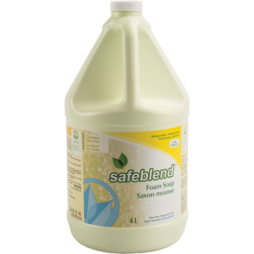 Savon mousse pour les mains et le corps, 4 L, Sans parfum, Cruche Solutions industrielles ALPHA