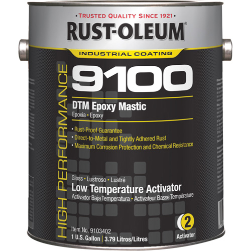 Activateur &agrave; basse temp&eacute;rature pour mastic &eacute;poxy DTM du syst&egrave;me 9100, Gallon Solutions industrielles ALPHA