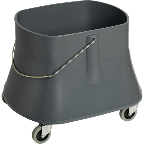 Seau pour vadrouille Champ, Capacit&eacute; de 10 gal. US (40 pintes), Gris Solutions industrielles ALPHA
