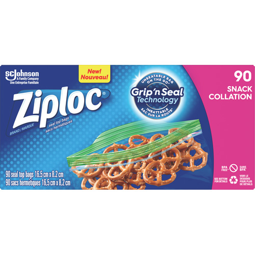 Sacs &agrave; collation Ziploc Solutions industrielles ALPHA