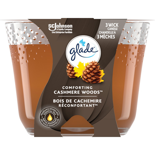 Glade&reg; 3-Wick Candle, Cashmere Woods&reg; Solutions industrielles ALPHA