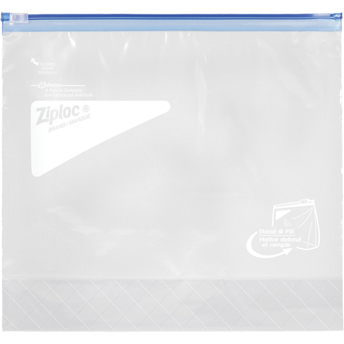 Sacs de cong&eacute;lation &agrave; glissi&egrave;re Ziploc Solutions industrielles ALPHA