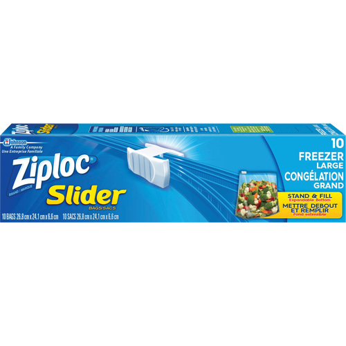 Sacs de cong&eacute;lation &agrave; glissi&egrave;re Ziploc Solutions industrielles ALPHA