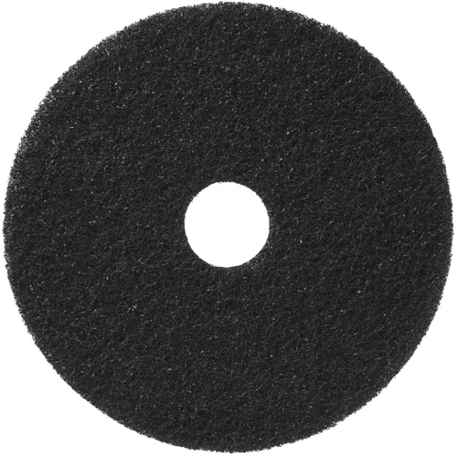 Floor Pads, 12", Stripping, Black Solutions industrielles ALPHA