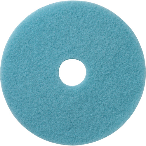Tampons &agrave; polir pour planchers Luster Lite, 19", Brunissage, Bleu p&acirc;le Solutions industrielles ALPHA