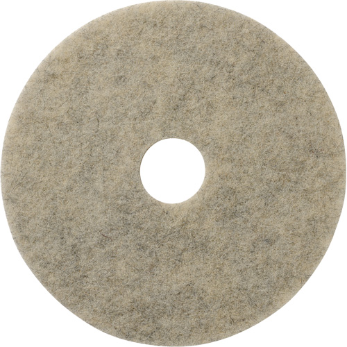 Tampons &agrave; polir pour planchers Porko Plus, 19", Lustrage/Brunissage, Beige Solutions industrielles ALPHA