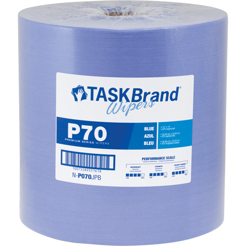 Chiffons de premi&egrave;re qualit&eacute; P70 TaskBrand, Robuste, 13" lo x 12" la Solutions industrielles ALPHA