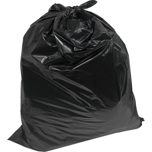 Sacs &agrave; d&eacute;chets de calibre industriel, T-Fort, 26" la x 36" lo, 1,2 mil, Noir, Capacit&eacute; 45 L (12 gal.) Solutions industrielles ALPHA