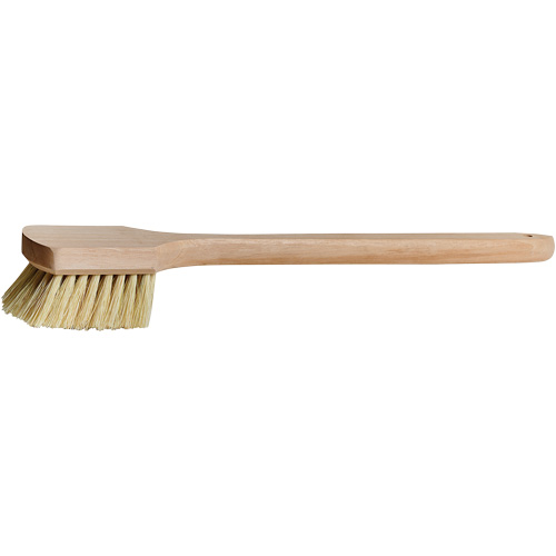 Brosse &agrave; chaudron &agrave; manche long, 20" l, Soies Tampico, Beige Solutions industrielles ALPHA