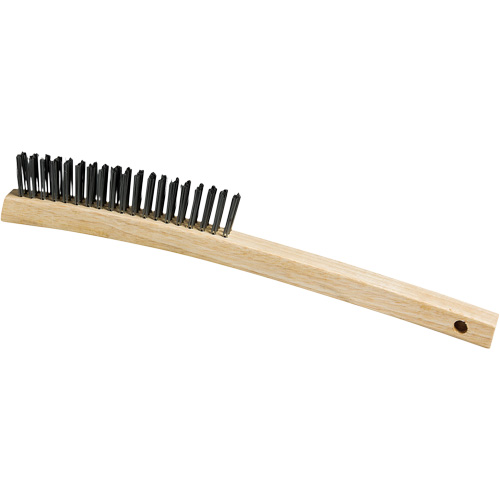 Scratch Brush, Steel, 3 x 19 Wire Rows, 13-3/4" Long Solutions industrielles ALPHA