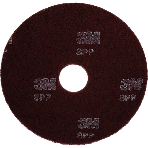 Tampon haute performance, 17", D&eacute;capant, Marron Solutions industrielles ALPHA