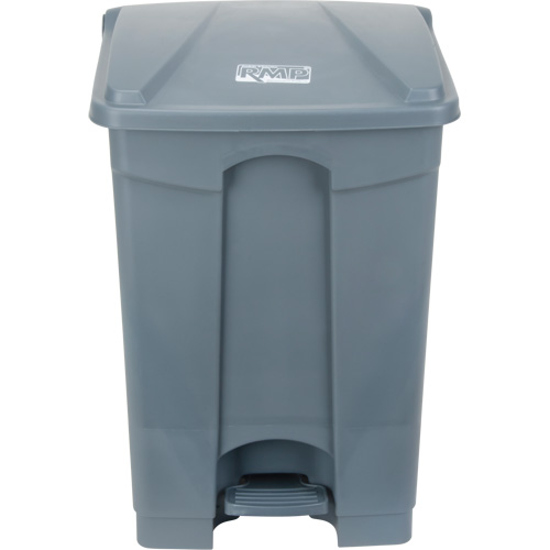 Poubelle &agrave; p&eacute;dale, Plastique, Capacit&eacute; 12 gal. US Solutions industrielles ALPHA