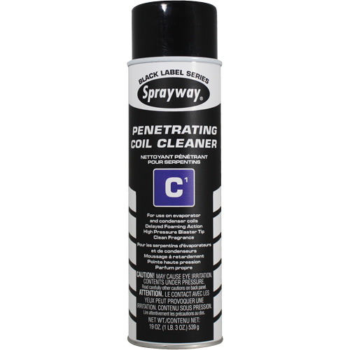 C1 Penetrating Coil Cleaner, 19 fl. oz., Aerosol Can Solutions industrielles ALPHA