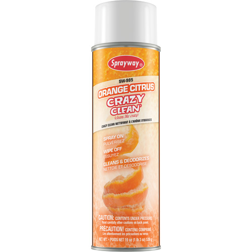 Orange Citrus Crazy Clean, 19 fl. oz., Aerosol Can Solutions industrielles ALPHA