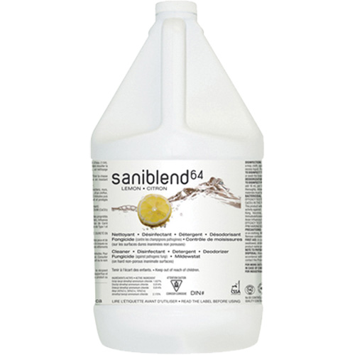 Nettoyant d&eacute;sinfectant SaniBlend 64, 4 L, Cruche Solutions industrielles ALPHA