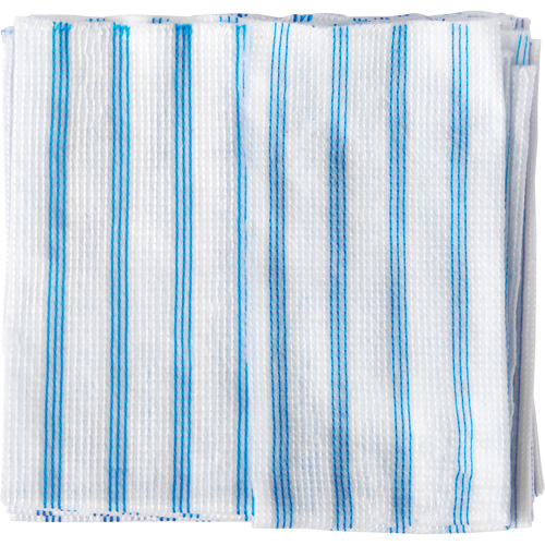 Chiffons jetables, Microfibre, Bleu/Blanc Solutions industrielles ALPHA