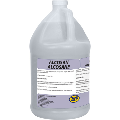 Alcosan Hard Surface Sanitizer, 4 L, Jug Solutions industrielles ALPHA