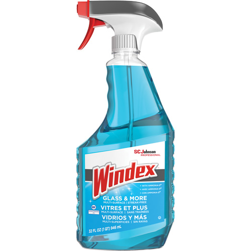 Nettoyant pour verre Windex avec Ammonia-D, 32 oz liq., Bouteille &agrave; g&acirc;chette Solutions industrielles ALPHA