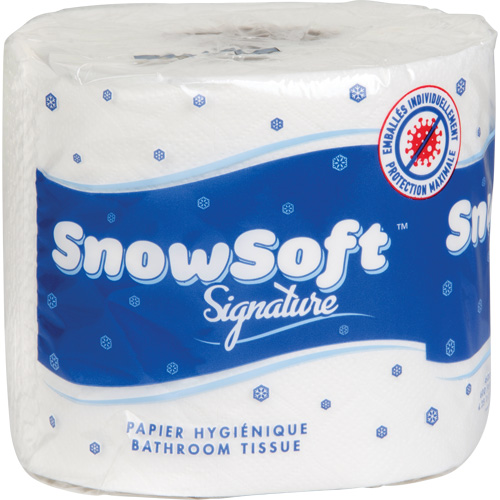 Snow Soft Premium Toilet Paper, 2 Ply, 600 Sheets/Roll, 145' Length, White Solutions industrielles ALPHA