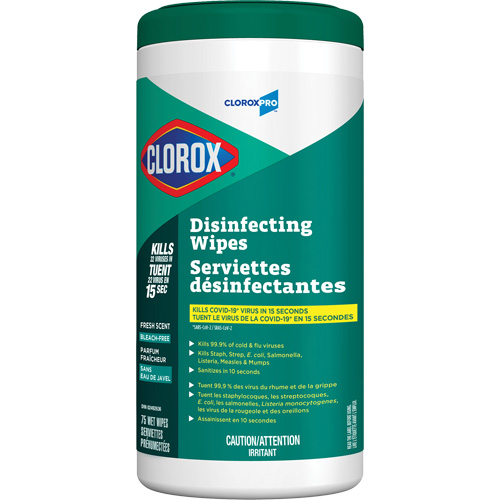 Disinfecting Wipes, 75 Count Solutions industrielles ALPHA
