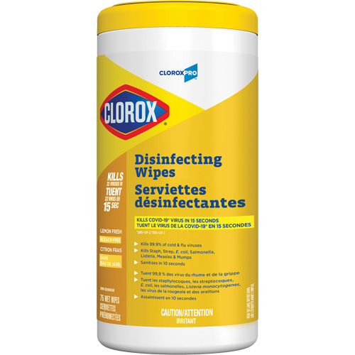 Disinfecting Wipes, 75 Count Solutions industrielles ALPHA