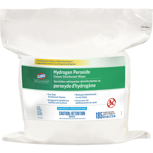 Healthcare&reg; Hydrogen Peroxide Cleaner Disinfecting Wipes, 185 Count Solutions industrielles ALPHA