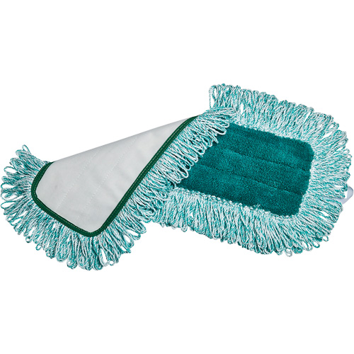 Tampon sec &agrave; frange, Style Boucles et crochets, Microfibre/Polyester, 36" lo x 5-3/4" la Solutions industrielles ALPHA
