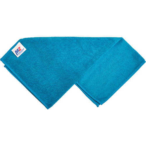 Chiffon de nettoyage, Microfibre, Bleu Solutions industrielles ALPHA