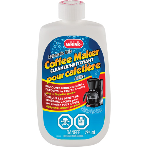 Whink&reg; Automatic Drip Coffee Maker Cleaner, 296 ml, Bottle Solutions industrielles ALPHA