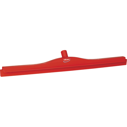Raclette &agrave; lame double ultra hygi&eacute;nique, 28", Rouge Solutions industrielles ALPHA