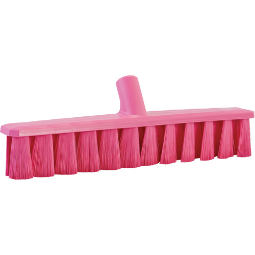 UST Soft Push Broom, Fine Bristles, 15-1/4", Polyester, Pink Solutions industrielles ALPHA