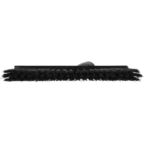 Dustpan Broom with Angled Thread, Medium Bristles, 10", Polyester, Black Solutions industrielles ALPHA