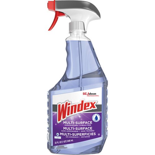 Nettoyant pour surfaces multiples sans ammoniaque Windex, 946 ml, Bouteille &agrave; g&acirc;chette Solutions industrielles ALPHA