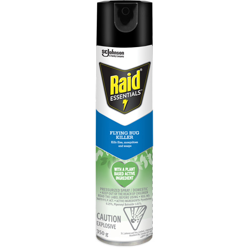 Insecticide pour insectes volants Essentials Raid, 350 g, Canette a&eacute;rosol Solutions industrielles ALPHA