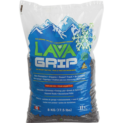 LavaGrip Traction-Aid, Container Size 17.6 lbs. (8 kg), Bag Solutions industrielles ALPHA