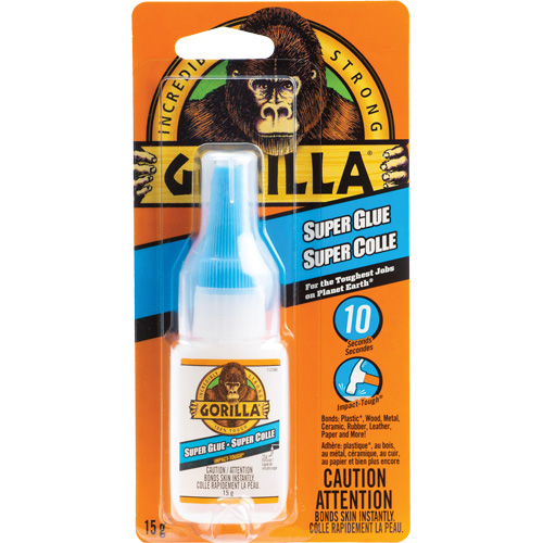 Colle cyanoacrylate, 15 g, Bouteille, Transparent Solutions industrielles ALPHA