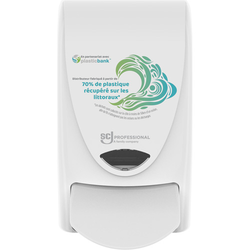 Distributeur de savon manuel Proline Wave, Pompe, Capacit&eacute; de 1000 ml, Format Cartouche de recharge Solutions industrielles ALPHA