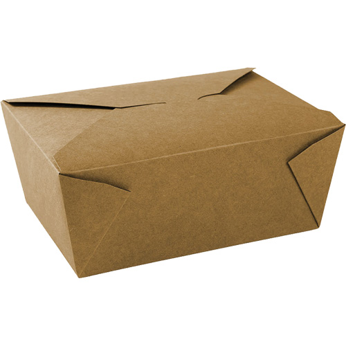 Kraft Take Out Food Containers, Corrugated, Rectangular Solutions industrielles ALPHA