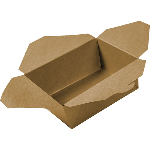 Kraft Take Out Food Containers, Corrugated, Rectangular Solutions industrielles ALPHA