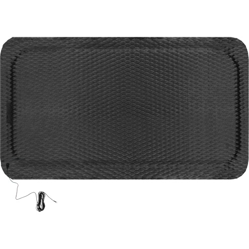 Hog Heaven Electrically Conductive Mat Kit, 3' W x 5' L, 7/8" Thickness, Black, Nitrile Solutions industrielles ALPHA