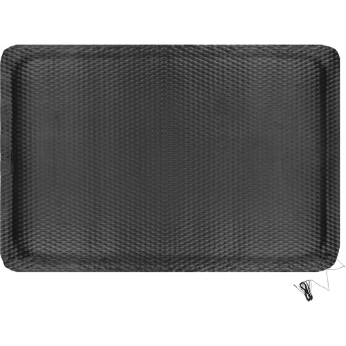 Hog Heaven Electrically Conductive Mat Kit, 4' W x 6' L, 7/8" Thickness, Black, Nitrile Solutions industrielles ALPHA