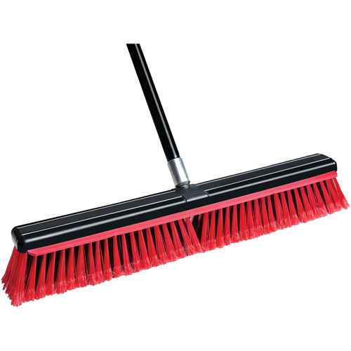 Squeegee Broom with Handle, 24", Medium, PVC Bristles Solutions industrielles ALPHA