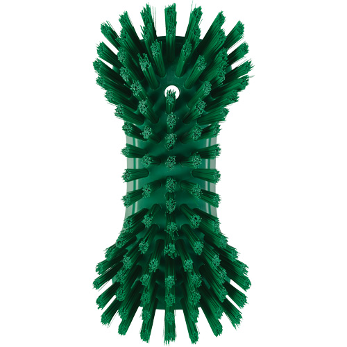 Hand Brush, Extra Stiff Bristles, 9-1/10" Long, Green Solutions industrielles ALPHA
