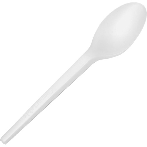 CPLA Compostable Spoons Solutions industrielles ALPHA