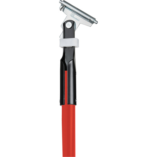 Manche rouge pour vadrouille &agrave; &eacute;pousseter Clipper, Fibre de verre, 1" dia, 60" lo Solutions industrielles ALPHA